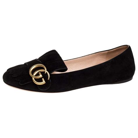 gucci black flats|More.